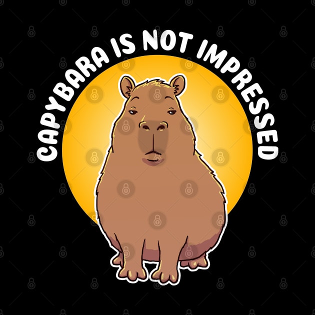 Cute Capybara is not impressed by capydays