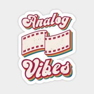 Retro Photographer Vintage Analog Vibes Magnet