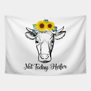 Not Today Heifer Tapestry