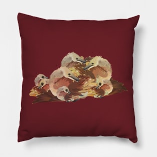 Velociraptor nest sticker hurts and stickers Pillow