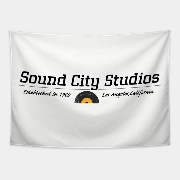 Sound City Studio Tapestry by angpatter