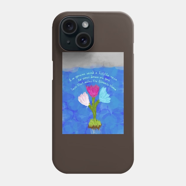 Kill The Messenger Lyric Poster Phone Case by This Geeky Life