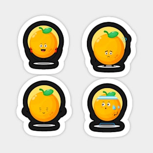 Cute baby elements stickers Magnet