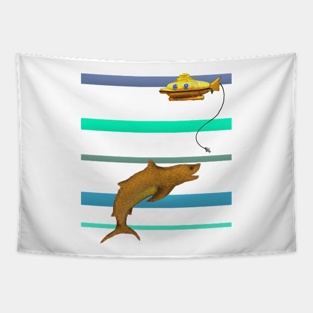 The Aquatic Life Tapestry by Aux_Design