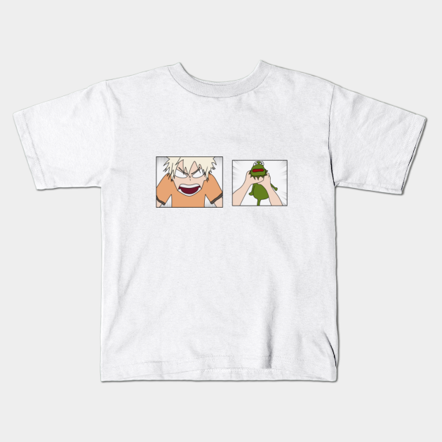 Bakugo Katsuki And Kermit The Frog Boku No Hero Academia Kids T Shirt Teepublic