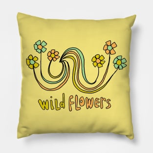 Where the Waves and Nature Bloom Pillow