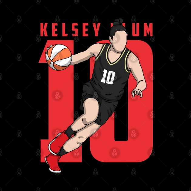 Kelsey Plum Comic Style by mia_me