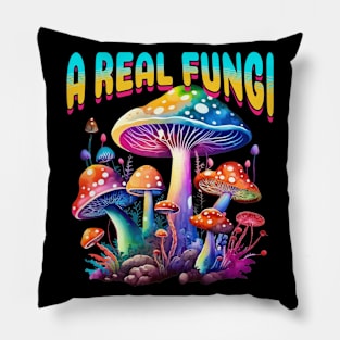 Fungi Mushroom Real Fungi Pillow