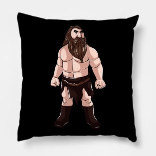 Dwarf With Beard Dwarves Dwarven Warrior Pillow