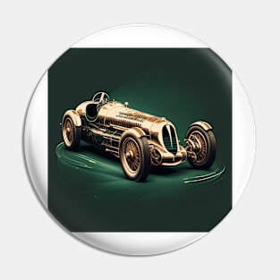 Art Deco Style Racing Car Pin