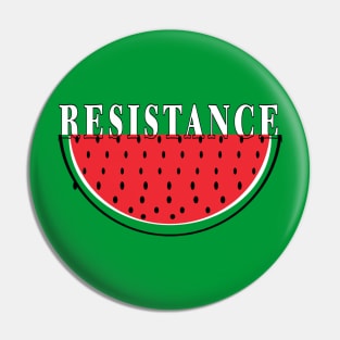 RESISTANCE Watermelon - Free Pin
