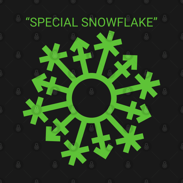 Gender "Special Snowflake" - Green by GenderConcepts