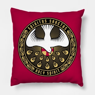 The image of a dove - a symbol of the Holy Spirit of God Pillow