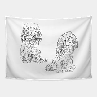 Cavalier King Charles Spaniel - Ruby and Blenheim Tapestry