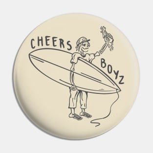 Cheers skeleton Pin