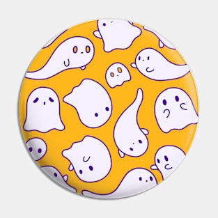 Many halloween ghosts Pin