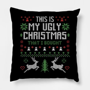 This Is My Ugly Christmas Pillow