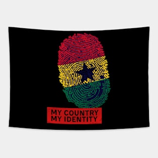 Ghana Country Flag Identity Tapestry