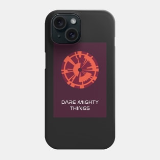 JPL/NASA Perseverance Parachute "Dare Mighty Things" Poster #2 Phone Case