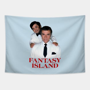 Fantasy Island - Mr. Roarke, Tattoo - 70s Tv Show Tapestry