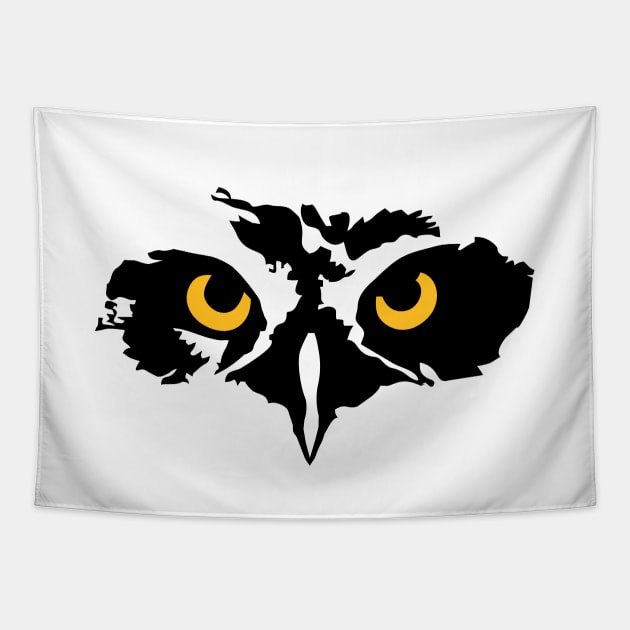 Night Owl Tapestry by majoihart