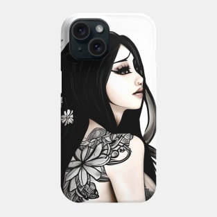 Asian Tattoo Girl Phone Case