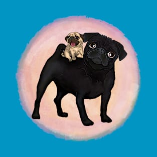 Double Sided- FivePugs + Puggyback Pals T-Shirt