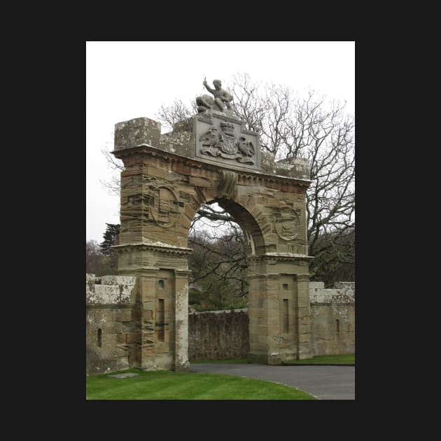 Culzean Castle Forecourt Archway, Carrick, Scotland by MagsWilliamson