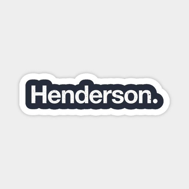 Henderson. Magnet by TheAllGoodCompany