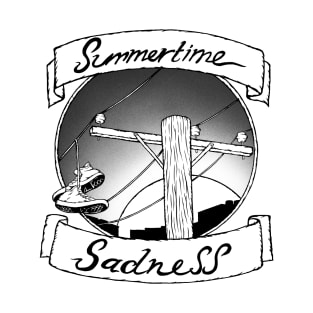 Summertime Sadness - Illustrated Lyrics T-Shirt