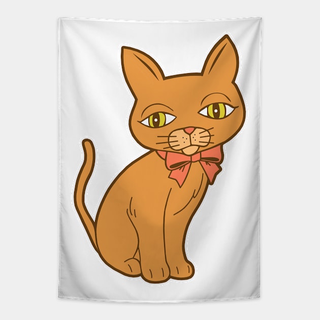 Cute Kitty Tapestry by RockettGraph1cs