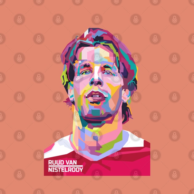 Abstract Ruud Van Nistelrooy in WPAP by smd90