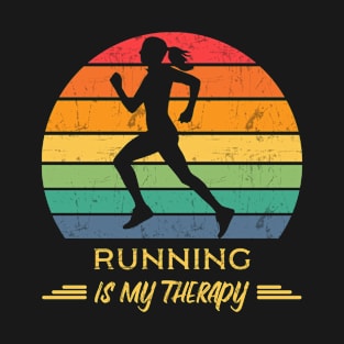 Running is my therapy T-Shirt