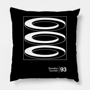 Slowdive - Souvlaki / Minimal Style Graphic Artwork Pillow