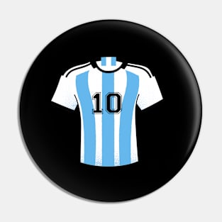 Argentina Jersey Design - Messi Pin