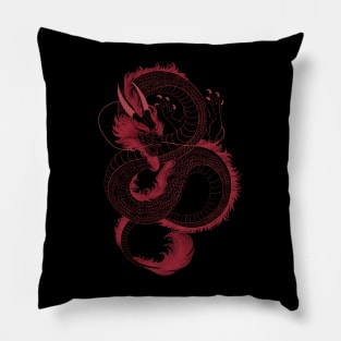 Japanese dragon Pillow