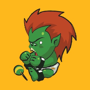 Street Fighter Babies: Blanka T-Shirt