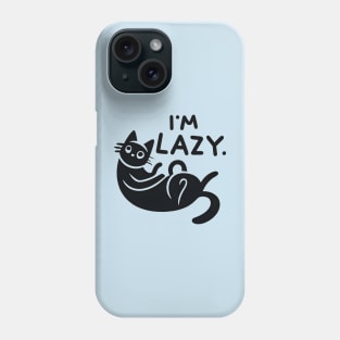 Lazy cat Phone Case