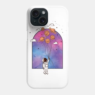 Floating Astronaut Phone Case