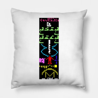 Arecibo message, computer artwork (C003/6078) Pillow