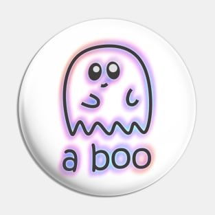 A Boo Ghost Design Pin