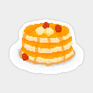 Fluffy Pancakes Pixel Art Magnet