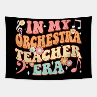 Groovy In My Orchestra Teacher Era Hippy Daisy Music Tapestry