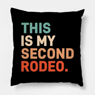 This is my second rodeo Pillow