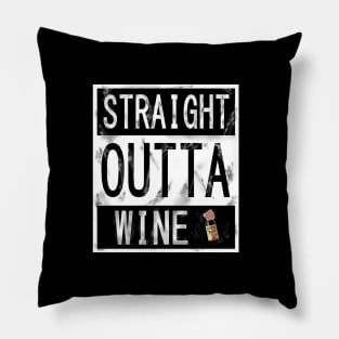 Straight outta Wine Pillow