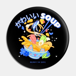 ready to eat ramen cool design Pin