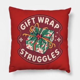 Gift wrap struggles Pillow