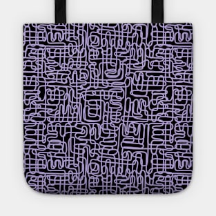 One Line - Purple Tote