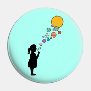 Planets bubbles Pin