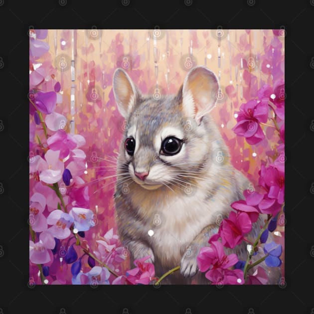 Chinchilla Painting by Enchanted Reverie